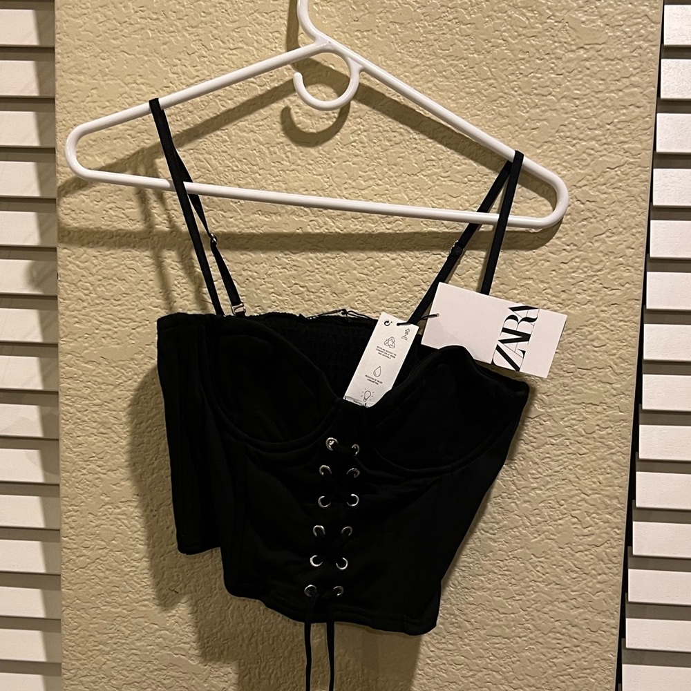 NEW Zara black tank top